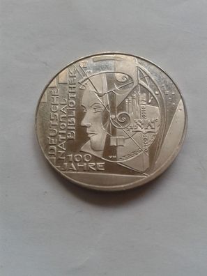 10 euro 2012 Deutschland 100 Jahre Deutsche Nationalbibliothek bankfrisch