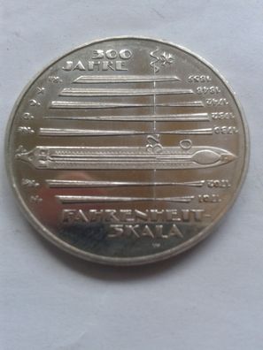 10 euro 2014 Deutschland 300 Jahre Fahrenheitsskala bankfrisch