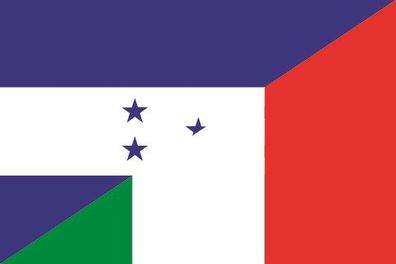 Aufkleber Fahne Flagge Honduras-Italien verschiedene Größen