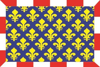 Aufkleber Fahne Flagge Indre et Loire Department verschiedene Größen