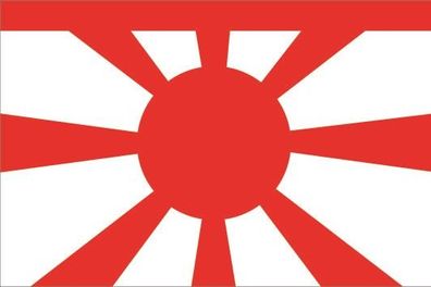 Aufkleber Fahne Flagge Japan Vize Admiral verschiedene Größen