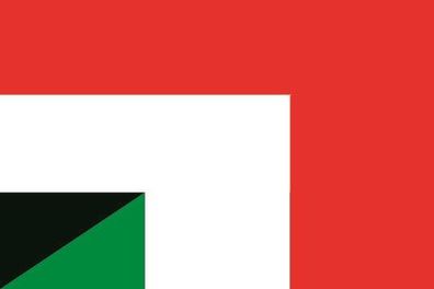 Aufkleber Fahne Flagge Jemen-Italien verschiedene Größen