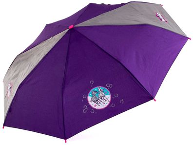 Scout Kinder-Taschenregenschirm mit Reflektorband Wild Horse