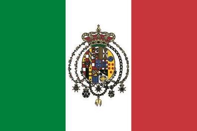 Aufkleber Fahne Flagge Königreich beider Sizilien verschiedene Größen