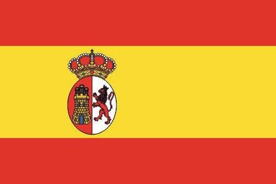 Aufkleber Fahne Flagge Königreich Spanien verschiedene Größen