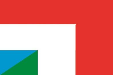 Aufkleber Fahne Flagge Luxembourg-Italien verschiedene Größen