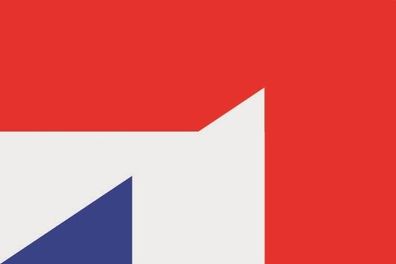 Aufkleber Fahne Flagge Monaco-Frankreich verschiedene Größen