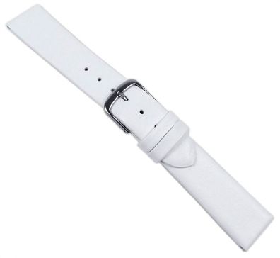 Design I XL Ersatzband Uhrenarmband Kalbsleder Weiss 20526S
