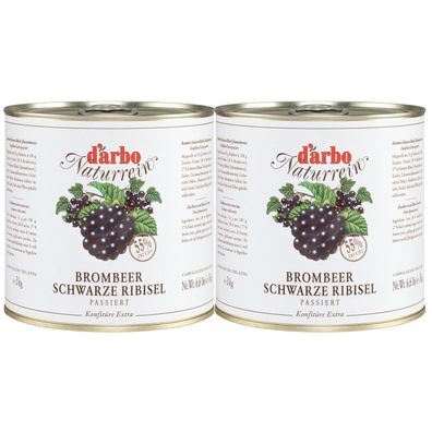 Food-United Waldbeeren-konfitüre EXTRA Naturrein 2x 3kg Dose von DARBO