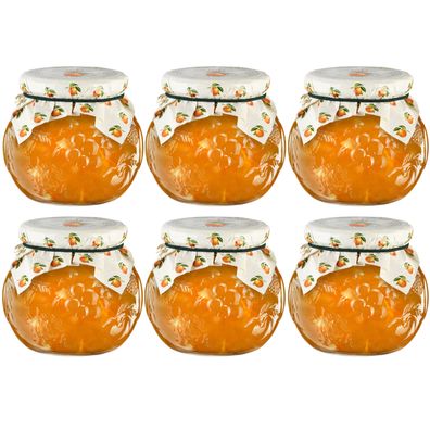 Food-United Seville BITTER Orangen Marmelade 6x 640g Dekorglas von DARBO