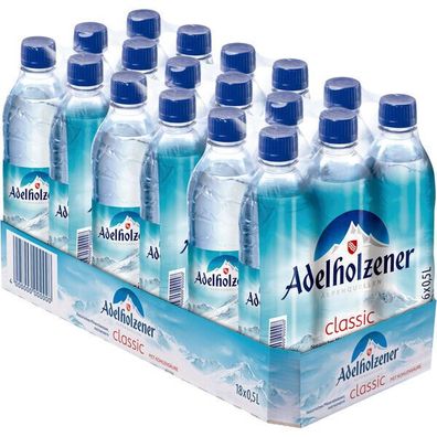 Adelholzener Mineralwasser Classic 18x0.50l Einweg-Pfand