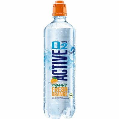 Active O2 Organic Orange 8x0.75 L Flasche Einweg-Pfand