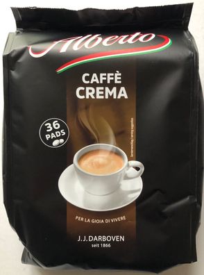 Alberto Cafe Crema 36 Pads, 6er im Beutel ( 6x252G )