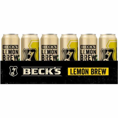 Beck's Lemon Brew 2,5 % Vol. 0,50 L Dose, 24er Pack (24x0,50 L) Einweg-Pfand