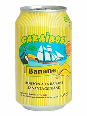 Caraibos Banane Bananendrink 24x0.33l EINWEG Pfand