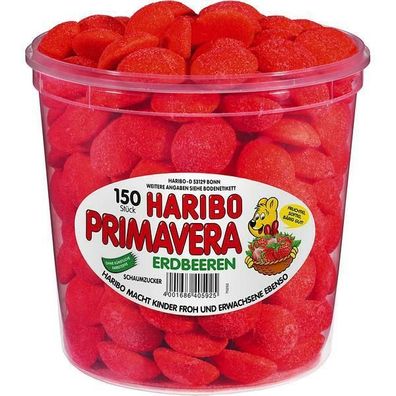 Haribo Primavera, Erdbeeren, Schaumzucker, 1x150 Stück