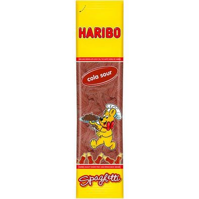 Haribo Spaghetti Cola Saure Schnüre, 15x200 g Beutel