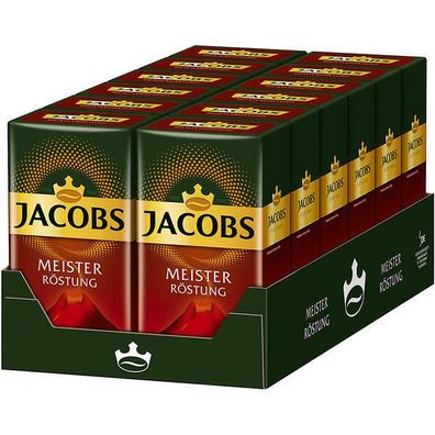 JACOBS Filterkaffee Meisterröstung Pulver-Kaffee gemahlen Röstkaffee 12x500 g Pg