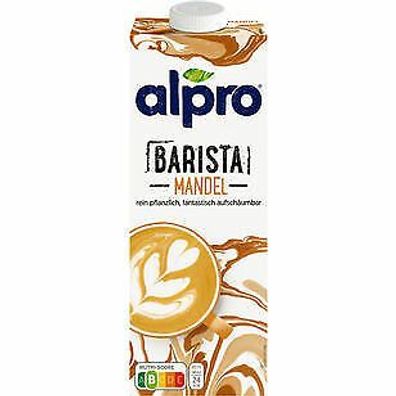 Alpro® Barista Mandeldrink 8x1.00 L Packung