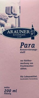 Arauner Kitzingen PARA Konservierungsstoff - Art. Nr. 265 - flüssig - 200 ml
