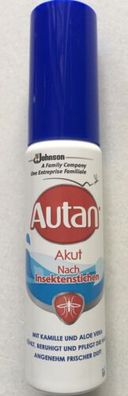 Autan Akut Spray - nach Insektenstichen - mit Kamille & Aloe Vera - 25 ml