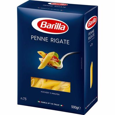 Barilla Penne Rigate 12x500 g Packung