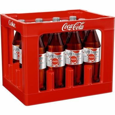 Coca Cola Light 12x1.00l Fl., Mehrweg-Pfand ohne Kiste
