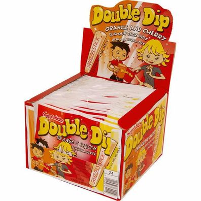 Double Dip DOK Schleckpulver Orange & Kirche 24er Pack