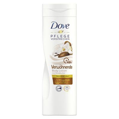 Dove Body Lotion mit Sheabutter und Vanilleduft 400 ml (Gr. Standardgröße)