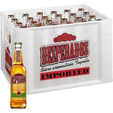 Desperados Tequila 5,9 % Vol. 0,33 L Flasche, 24er Pack (24x0,33L) Mehrweg-Pfand