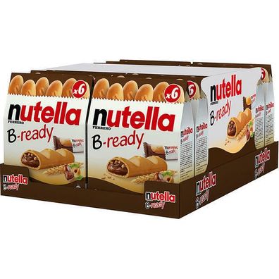 Ferrero Nutella B-ready Waffeln Haselnuss 16x132 g Packung