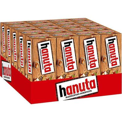 Ferrero Hanuta 10er Einzel-Waffel-Riegel, Schokolade, 20x220 g Pg.