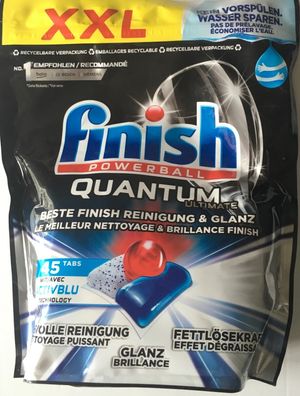 FINISH Powerball Quantum Ultimate Activblu Reinigung 45 Tabs 562 g Packung (Gr. Groß)