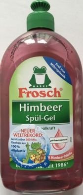 Frosch Himbeer Spül-Gel - Geschirrspülmittel pH Hautneutral - 500 ml
