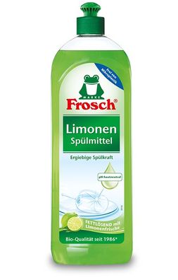 Frosch Spülmittel mit fettlösenden Limonen- Extrakten 750 ml Flasche (Gr. Groß)
