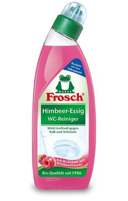 Frosch Himbeer-Essig WC-Reiniger Gegen Kalk und Urinstein 750 ml Flasche
