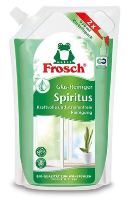 Frosch Spiritus Glas-Reiniger 950 ml Nachfüllbeutel (Gr. Groß)