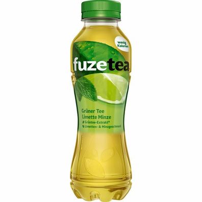 Fuze Grüntee Limette-Minze PET 12x0.40l Flaschen, Einweg-Pfand