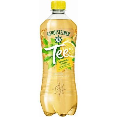 Gerolsteiner Tee Schwarztee Zitrone 6x0.75 L Flasche Einweg-Pfand