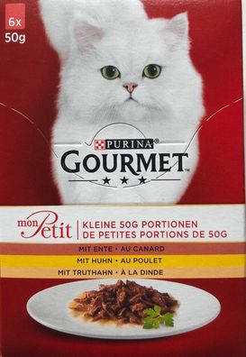 Gourmet Mon Petit Gefl. 6x50g Beutel, 8er Pack (8x300g)