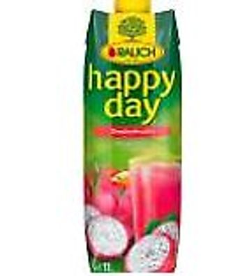 Happy Day Drachenfrucht 1 L Flasche 6er Pack (1L x 6)