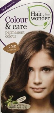 Hairwonder by nature Colour & Care Haarfarbe Permanent 6.35 Hazelnut - 1 Pack