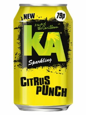 KA Sparkling CITRUS PUNCH 330ml Dose, 24er Pack (24x0,33L) EINWEG PFAND