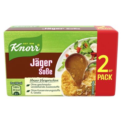 Knorr Jäger Soße ergibt 2 x 250 ml, 46g Packung , 18er Pack (46g x 18)