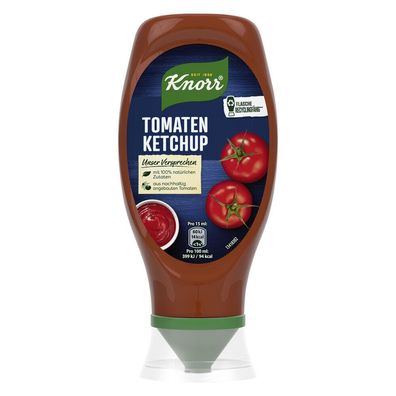Knorr Ketchup Tomate 430 ml Flasche 8er Pack (8x430ml)