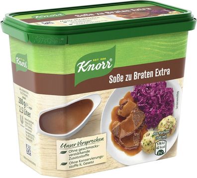 Knorr Soße zu Braten Extra 280g Dose, 6er Pack ( 6x280g )