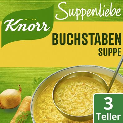 Knorr Suppenliebe Buchstaben Suppe 82g Beutel, 14er Pack (14x82g)