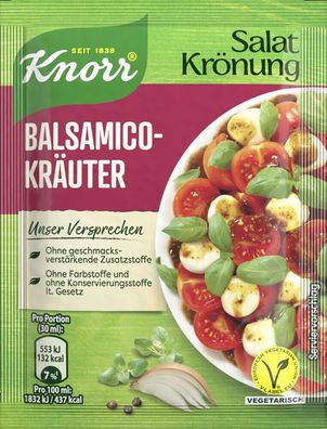 Knorr Salatkrönung Balsamico-Kräuter Dressing 55g Beutel