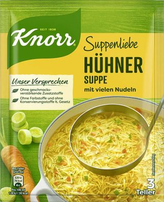 Knorr Suppenliebe Hühner Suppe 69g Beutel