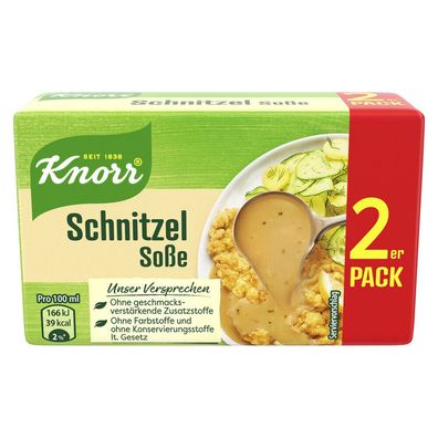 Knorr Schnitzel Soße 2x250ml, 50g Packung 18er Pack (18er x 50g)